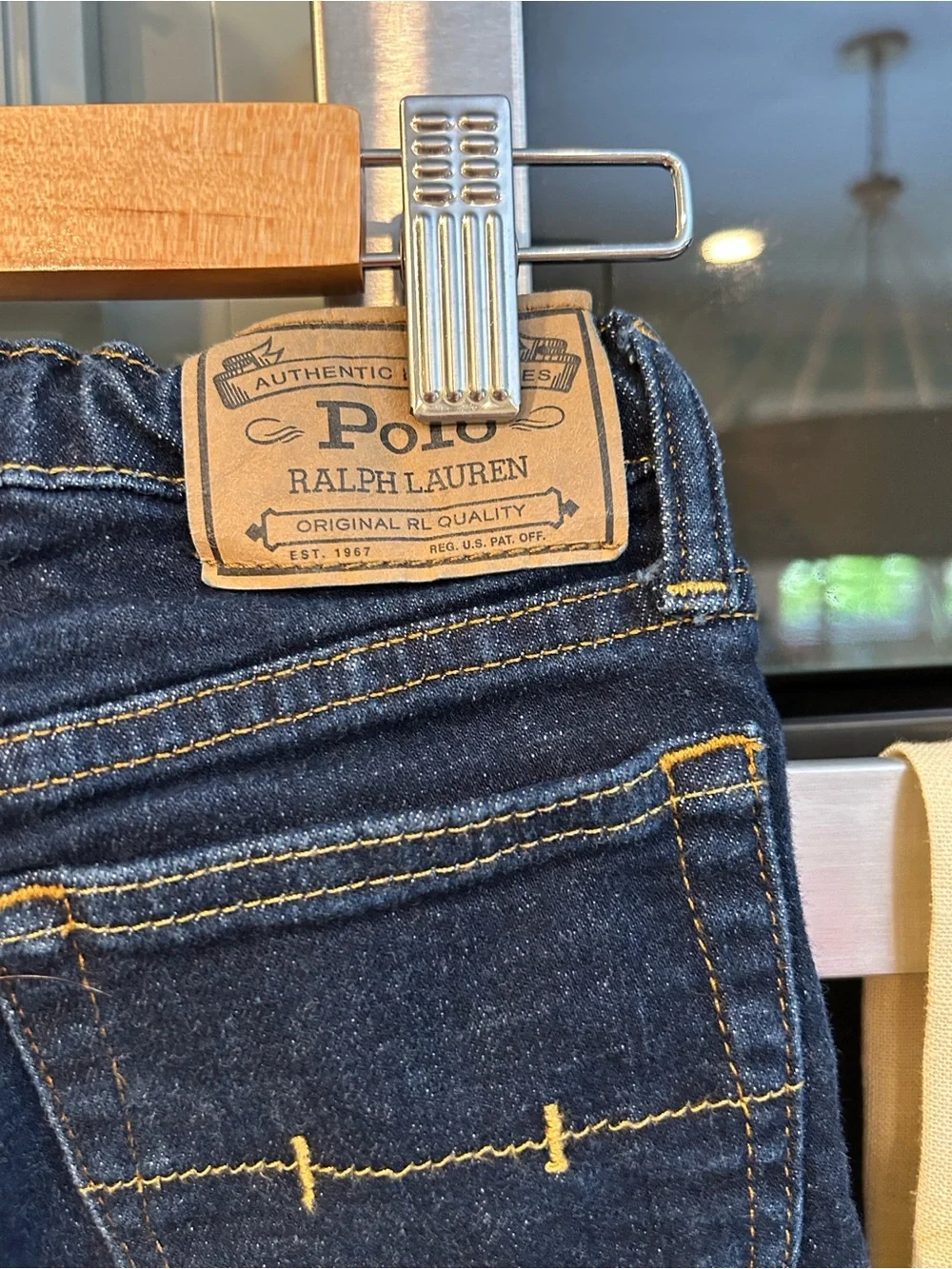 Polo by Ralph Lauren Boys Size 7 Denim Jeans - Navy & Gray
